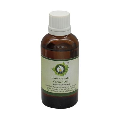 R V Essential Pure Avocado Carrier Oil 30ml (1.01oz)- Persea Americana (100% Pure and Natural Cold Pressed)