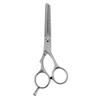 2 Scissors Hair Hairdresser Sculptor in stainless steel with finger rest 6 " view 2