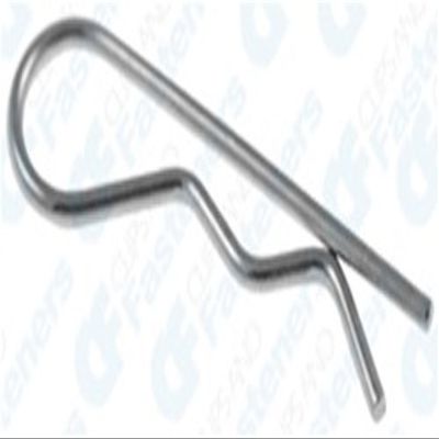 100 Hair Pin Cotters 1/16" - .062" Wire - Zinc