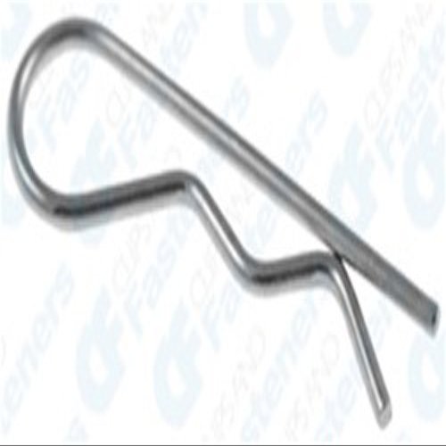 100 Hair Pin Cotters 1/16" - .062" Wire - Zinc