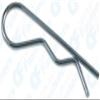 100 Hair Pin Cotters 1/16" - .062" Wire - Zinc view 1