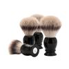 MHLE Classic Silvertip Badger Fiber Brush | High-Grade Black Resin Handle | Luxury Shave Accessory for Men view 2