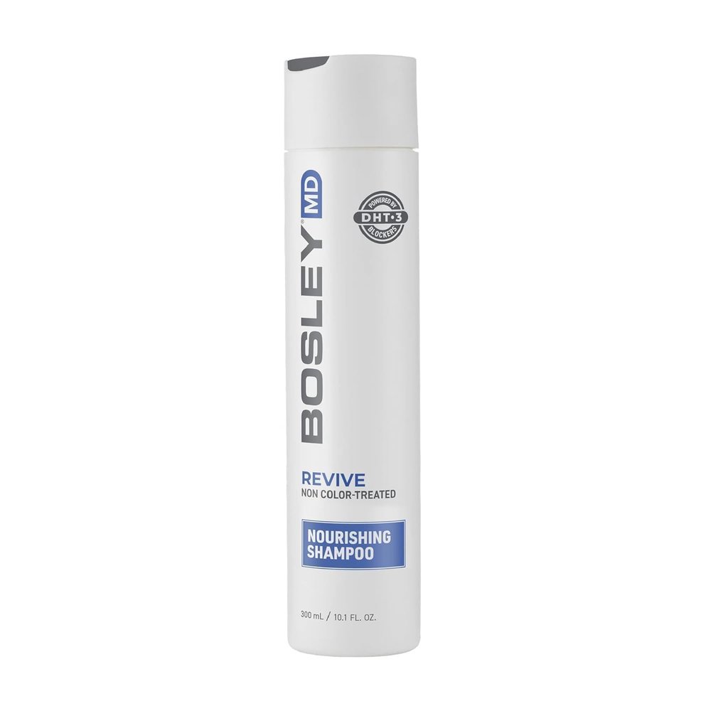 BosRevive Nourishing Shampoo for Noticeably Thinning, Non Color-Treated Hair Helps Restore Thinning Hair & Remove DHT, Product & Pollution Build-Up, Boosts Scalp Circulation, Sulfate-Free 10.1 Fl Oz