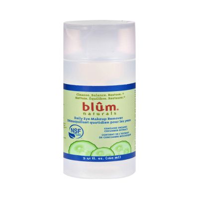 Blum Naturals Daily Eye Makeup Remover, Cucumber, 5.41 Fluid Ounce