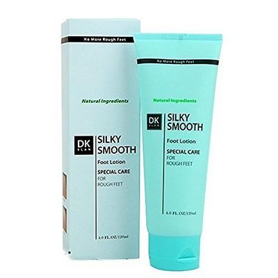 DK ELAN Silky Smooth Foot Lotion New Natural Moisturizer for dry, rough, cracked feet & heels