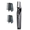 Panasonic Body Hair Trimmer for Men, Cordless Waterproof Design, V-Shaped Trimmer Head with 3 Comb Attachments for Gentle, Full Body Grooming, ER-GK60-S (Silver) view 1