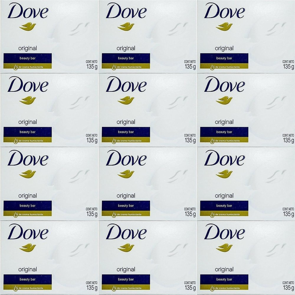 Dove White Cream Bar 4.75 Oz / 135 Gr (Pack of 12)
