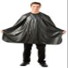 Betty Dain Magnum Shampoo Cape with Touch and Close Fastener, Durable, Waterproof, Stain-Resistant Vinyl, Machine Washable, Wrinkle-Free, Oversized Dimensions, 54" W x 66" L Black view 1