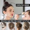 Good Hair Days Hair Pins - 2 1/2" Plastic, U-shaped Magic Grip Hairpins, Strong Durable Pins For Fine, Thick & Long Hair, Styling Accessories - Tortoise Shell, Set of 10 view 4