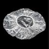 100 Pcs Disposable Plastic Thick Shower Caps Clear Elastic Bath Cap For Women Spa,Home Use,Hotel and Hair Salon,Pack of 100 Individually Wrapped view 2