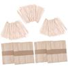 Senkary 500 Pieces Wooden Wax Sticks Waxing Spatula Applicators Wood Craft Sticks for Body Eyebrow Legs Face Hair Removal (Small and Large) view 1