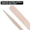 Senkary 500 Pieces Wooden Wax Sticks Waxing Spatula Applicators Wood Craft Sticks for Body Eyebrow Legs Face Hair Removal (Small and Large) view 3