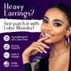 Lobe Wonder - The ORIGINAL Ear Lobe Support Patch for Pierced Ears - Eliminates the Look of Torn or Stretched Piercings - Protects Healthy Ear Lobes from Tearing - 420 Patches - Clear & Latex-Free view 4