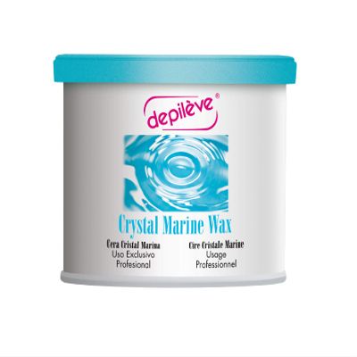 Depileve Strip Wax for Hair Removal - Crystal Marine Wax 14 oz - Ideal for Legs and Sensitive Skin