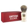 Simpsons Special Pure Badger Hair Shaving Brush With Imitation Ivory Handle view 1