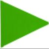 5 ft. Neon Green Pennant Bicycle Safety Flag (No Mounting Hardware) view 1