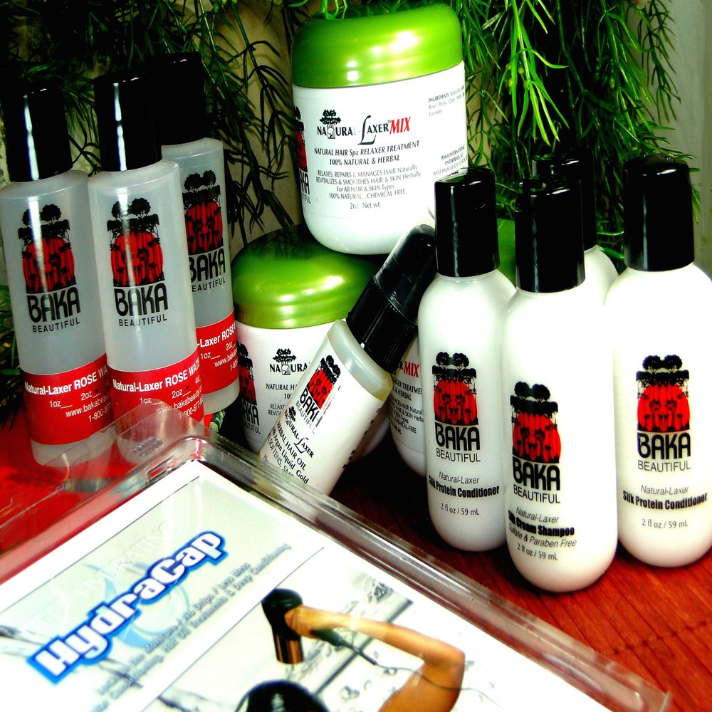 Baka Beautiful NATURAL HAIR RELAXER 3N1 KIT