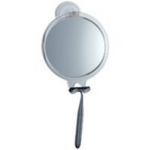 InterDesign Shower Mirror 8 in. H x 2.3 in. W x 5.8 in. L Clear Plastic