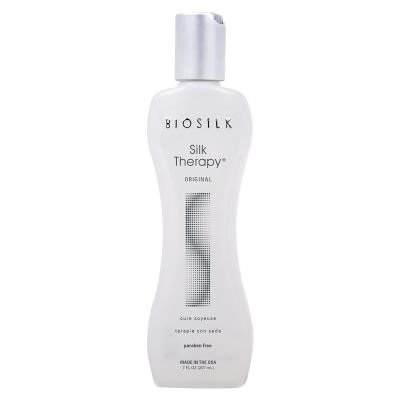 BioSilk Silk Therapy Original, Reconstructing Treatment For Adding Shine & Helping Prevent Split Ends, Sulfate, Paraben, & Cruelty-Free, 7 Oz