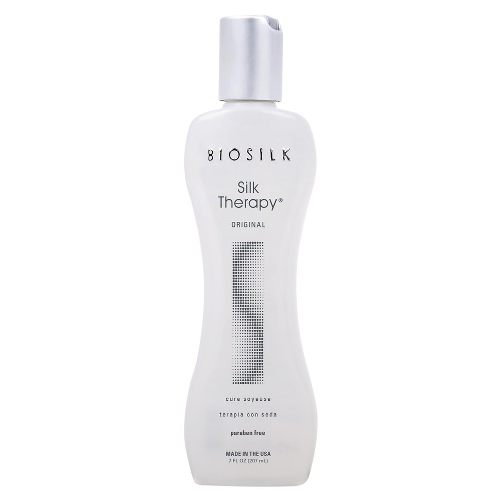 BioSilk Silk Therapy Original, Reconstructing Treatment For Adding Shine & Helping Prevent Split Ends, Sulfate, Paraben, & Cruelty-Free, 7 Oz