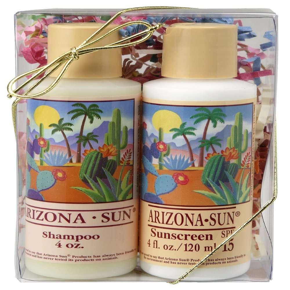 Arizona Sun - 4 oz Gift Set Bath and Sun - Skincare - Skin Care Idea  Soothing  Moisturizing  Great Gift For Anyone  Any Occasion  Birthday  Holiday