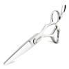 5.5" Barber Hair scissors Professional Hair Cutting Shears 440C Hair Cutting Scissors Shears Haircut Scissors Silvery Convex Blades KINSARO for Hairdresser Barber or Home Use view 1