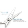 5.5" Barber Hair scissors Professional Hair Cutting Shears 440C Hair Cutting Scissors Shears Haircut Scissors Silvery Convex Blades KINSARO for Hairdresser Barber or Home Use view 4