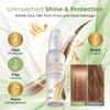 VITAMINS hair cosmetics Keratin Hair Serum for Frizzy and Damaged Hair - Anti Frizz Serum with Biotin, Castor Oil & Collagen for Heat Protection, Shine and Gloss Treatment - 4.25 Fl Oz view 4