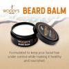 Woody's 2-in-1 Beard Balm for Men  Beard Softener for Men and Style Wax, Conditioner & Moisturizer Natural Beeswax, 2 oz view 2