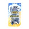 BIC Comfort 3 Advance Men's 3-Blade Disposable Razor, 4 Count(Pack of 2) view 1