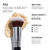 Sigma Beauty F82 Round Kabuki Brush - Makeup Brush for Powder and Cream view 3