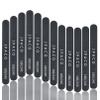 12-Pack Professional Nail Files: Double-Sided Emery Boards for Natural, Acrylic, Poly, and Gel Nails  Washable Black Manicure Tools Set by JPACO (180/240 Grit) view 1