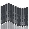 12-Pack Professional Nail Files: Double-Sided Emery Boards for Natural, Acrylic, Poly, and Gel Nails  Washable Black Manicure Tools Set by JPACO (180/240 Grit) view 2