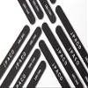 12-Pack Professional Nail Files: Double-Sided Emery Boards for Natural, Acrylic, Poly, and Gel Nails  Washable Black Manicure Tools Set by JPACO (180/240 Grit) view 3