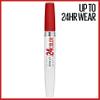 Maybelline Super Stay 24, 2-Step Liquid Lipstick Makeup, Long Lasting Highly Pigmented Color with Moisturizing Balm, Keep It Red, Red, 1 Count view 2