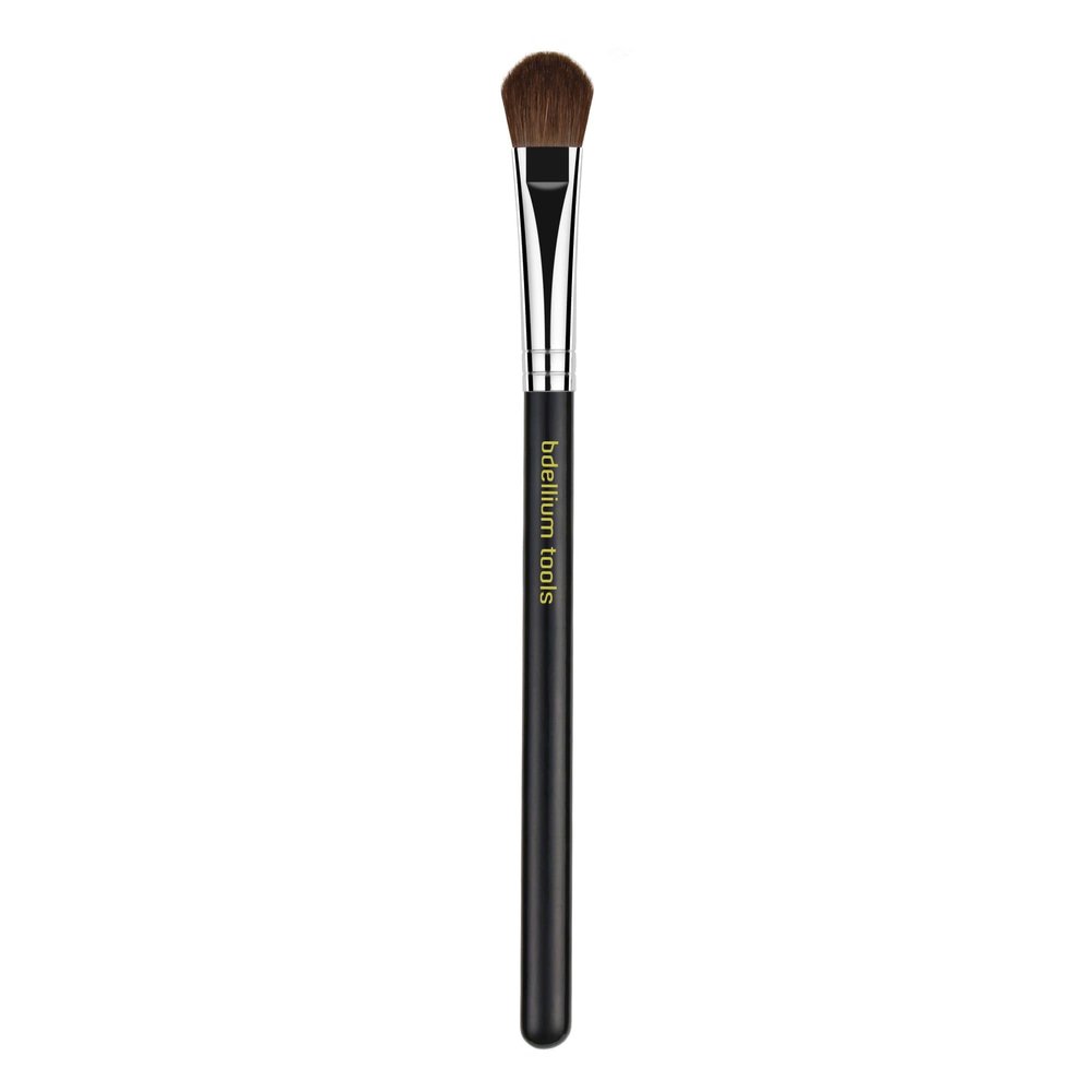 Bdellium Tools Professional Makeup Brush - Maestro Series 778 Large Shadow - With Mix of Soft Synthetic & Natural Fibers, For Applying Shadow (Black, 1pc)
