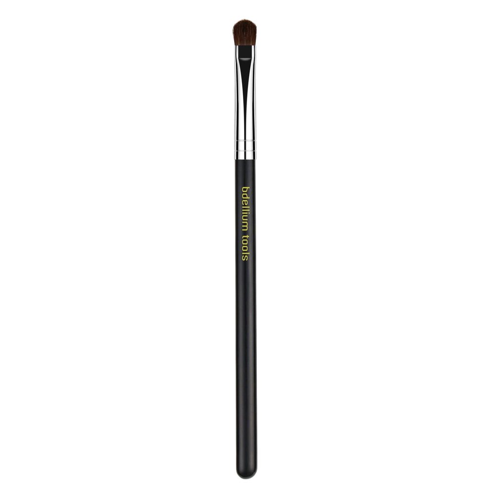 Bdellium Tools Professional Makeup Brush - Maestro Series 772 Small Shader - With Mix of Soft Natural & Synthetic Fibers, For Precise & Quick Shading (Black, 1pc)
