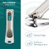 Manicure Set 8 in 1,Professional Pedicure kit,Stainless Steel Manicure Kit,Portable Travel Grooming Kit Nail Care Tools,Nail Clippers Pedicure Tools with Leather Travel Case (Brown) view 3