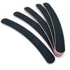 10PCS Curved Professional Washable Nail Buffering Files Rounded End Manicure Pedicure Tool Double Sided Emery Board 100/180 Grit Nail Art Care Buffing Buffer Sanding Files view 1