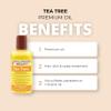 Hollywood Beauty Tea Tree Oil for Hair, Scalp, and Skin, 2 fl oz - Moisturizes Dry, Itchy Scalp, Fungus Fighter, Blended with Vitamin E & Aloe view 3