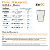 Tat2X Ink Armor Premium Half Arm Tattoo Cover Up Sleeve - No Slip Gripper - U.S. Made - Black - XL2X (single half arm sleeve) view 3