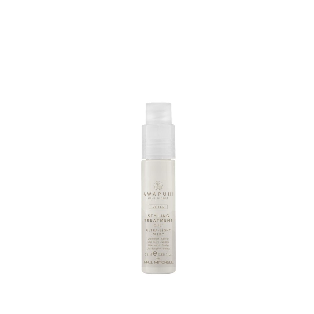 Awapuhi Wild Ginger by Paul Mitchell Styling Treatment Oil, Dry-Touch, Leave-In Formula, For All Hair Types, 0.85 fl. oz.
