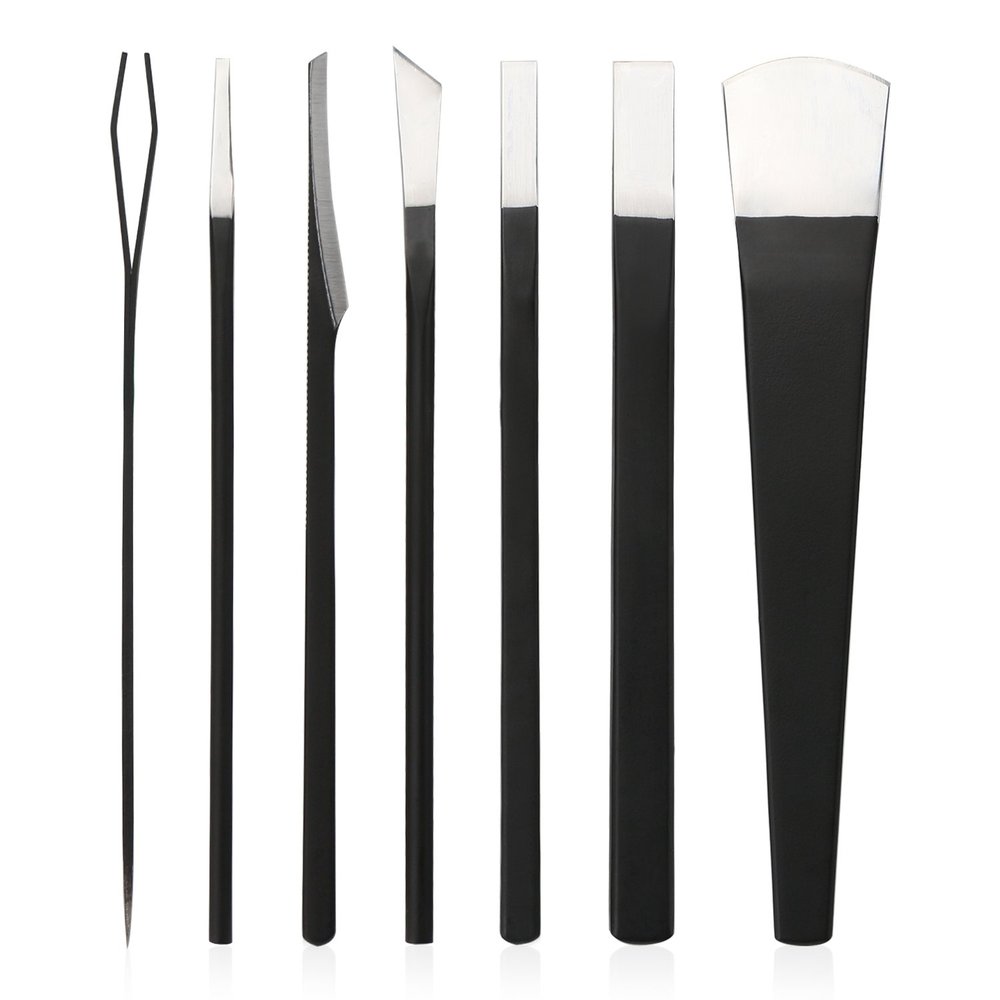 Pedicure Knife Set for Feet, Segbeauty 7pcs Ingrown Toenail Blade Tool with Storage Bag, High Manganese Steel Nail Knives Cuticle Remover, Professional Foot Repair Sharp Blade Kit for Nail Corn Callus