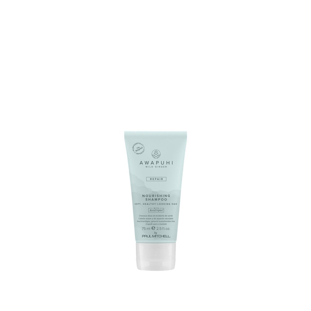 Awapuhi Wild Ginger by Paul Mitchell Nourishing Shampoo, Ultra Rich, Color-Safe Formula, For Dry, Damaged + Color-Treated Hair, 2.5 fl. oz.