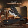 Utopia Care Professional Straight Razor for Men, Barber Straight Edge Razor Safety with 100 Pack Blades, Black view 2