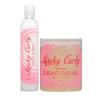 Kinky Curly Knot Today Leave In Conditioner/Detangler 8 oz + Curl Custard Gel 8 oz view 2