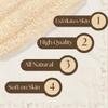One Whole Egyptian Loofah 100% Natural SPA Beauty Bath Sponge Body Scrubber Puff. Premium Quality Lofa Loofa Luffa Loffa for exfoliating Your Skin. view 3