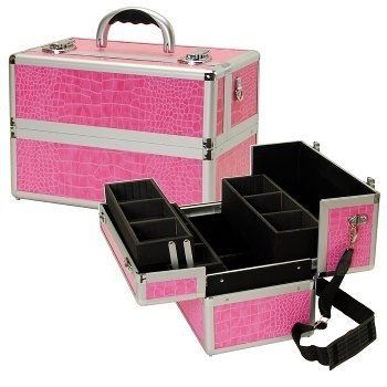 8.5 in. Beauty Case w Sliding Trays