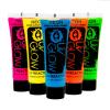 UV Glow Blacklight Face and Body Paint 0.34oz - Neon Fluorescent (0.34 Fl Oz (Pack of 5)) view 3
