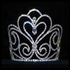 #16054 - Sky Princess Tiara with combs - Approx. 5" view 1